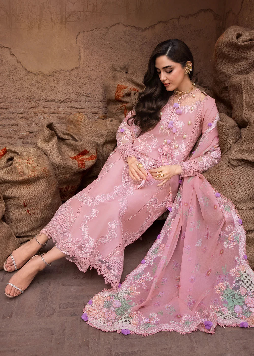 Saira Shakira | Breeze Unstitched Lawn '26 | OPHELIA-4-B