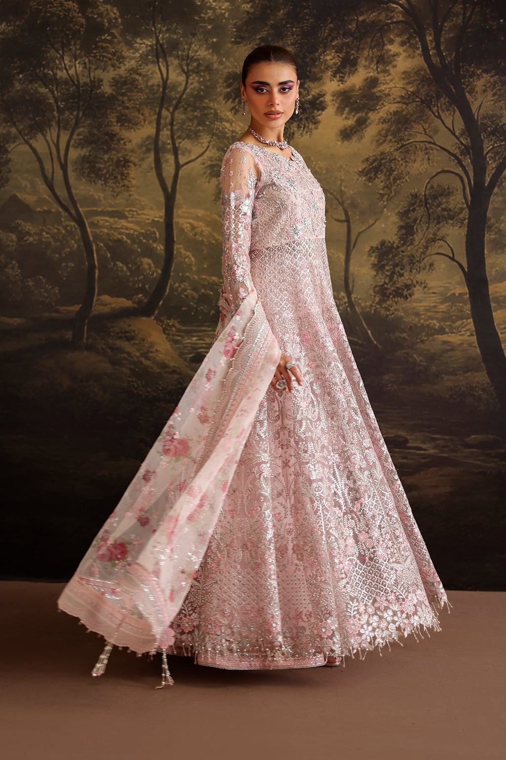 Baroque | EMBROIDERED NET | UF-4380