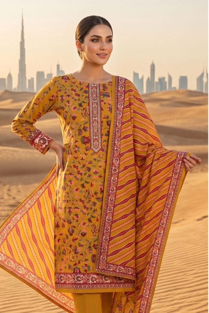 Fatima Maryam | 3 Pcs Printed Lawn | FM-50