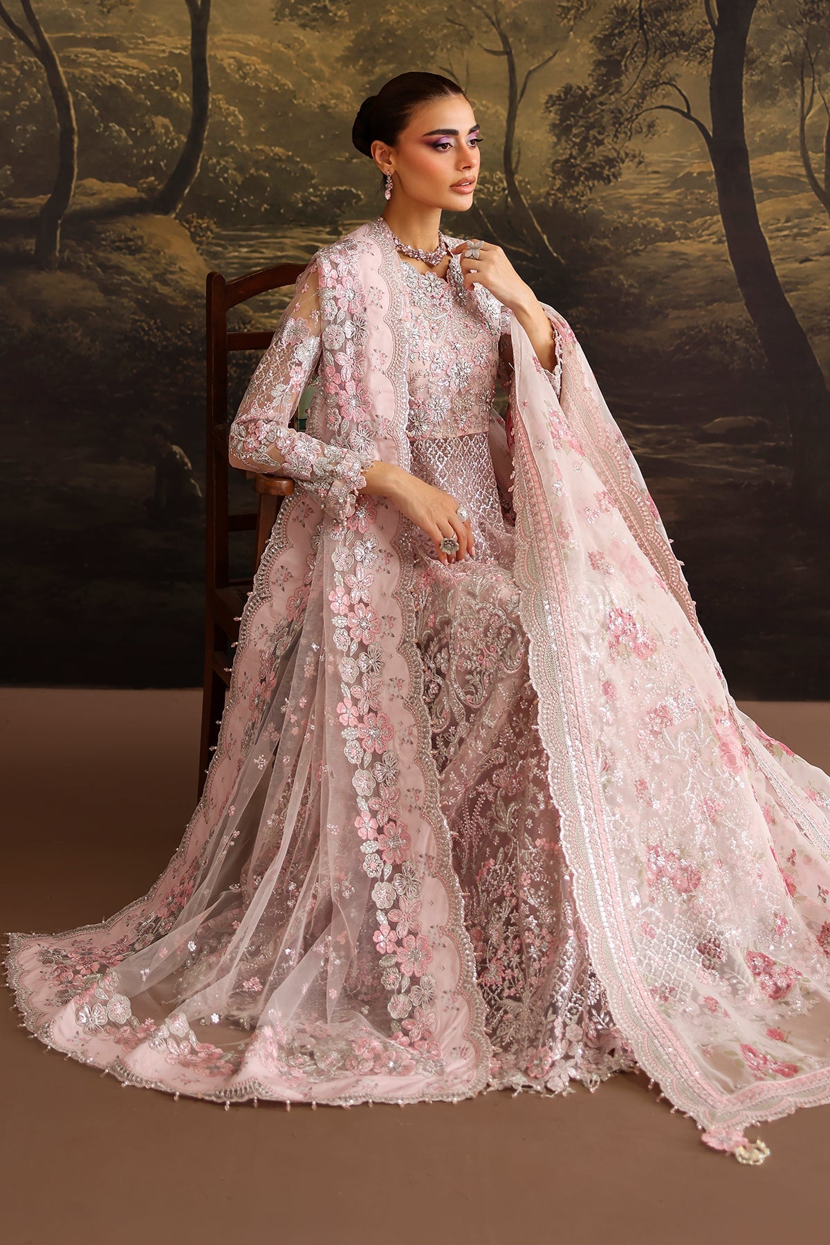 Baroque | EMBROIDERED NET | UF-4380