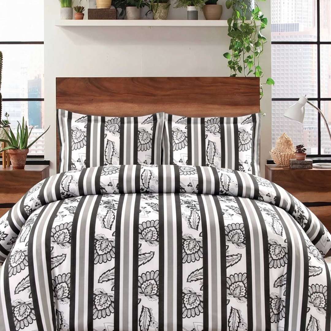 Zainab Fatima | King Size Bed Sheet Set | ZF-BED-021
