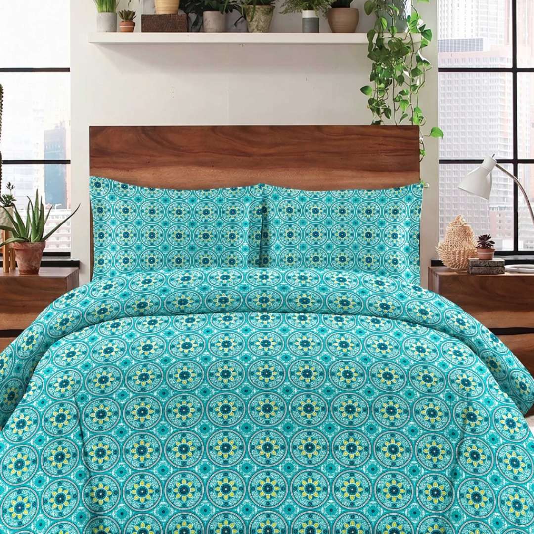 Zainab Fatima | King Size Bed Sheet Set | ZF-BED-22