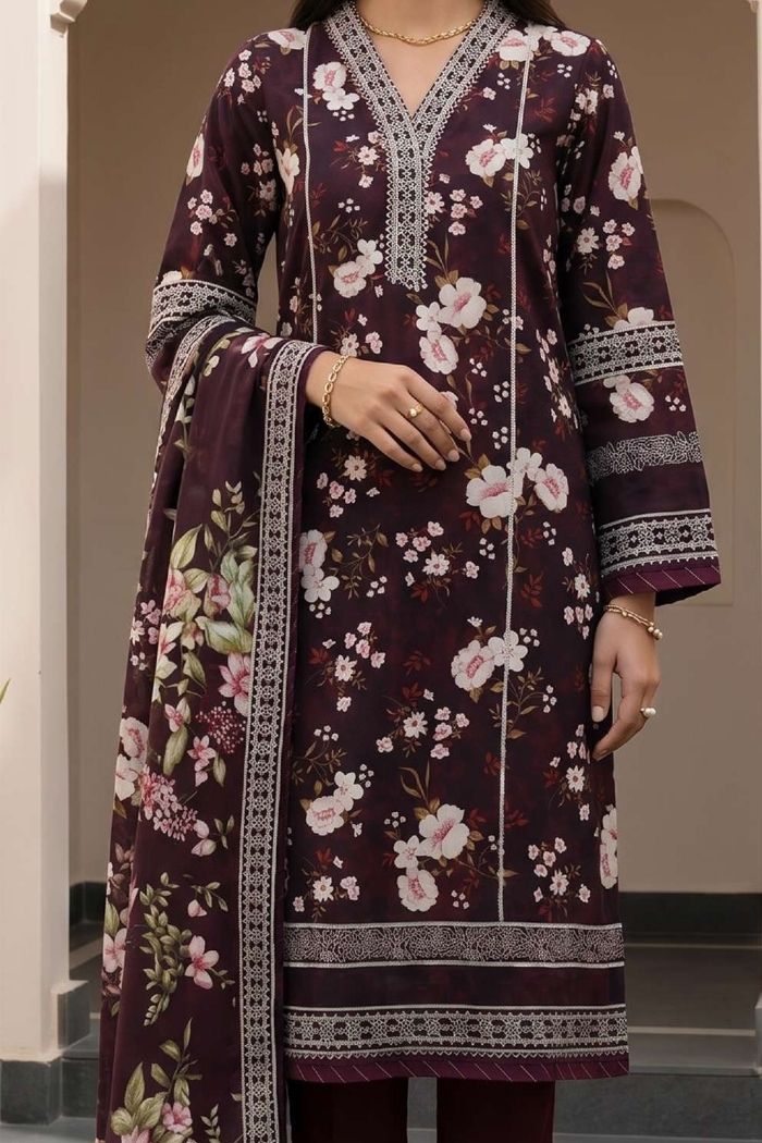 Zellbury | 3 Pcs Printed Lawn | 012