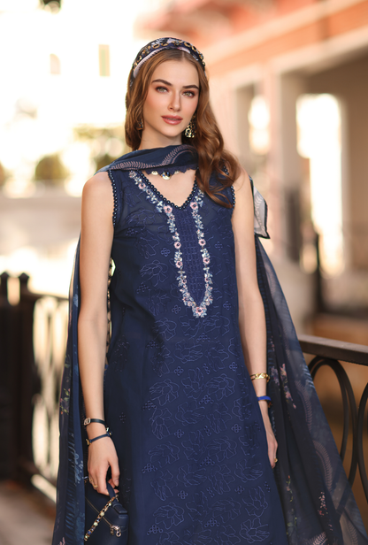 Sadia Asad | Noor - Eid Luxe Printskhaas '26 | Imperial Blue