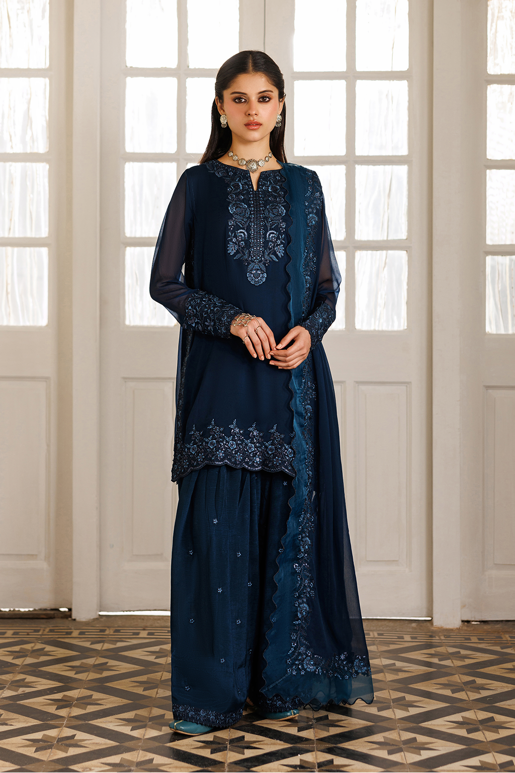 Iznik | Semi Formals - Embroidered Chiffon | CC-94