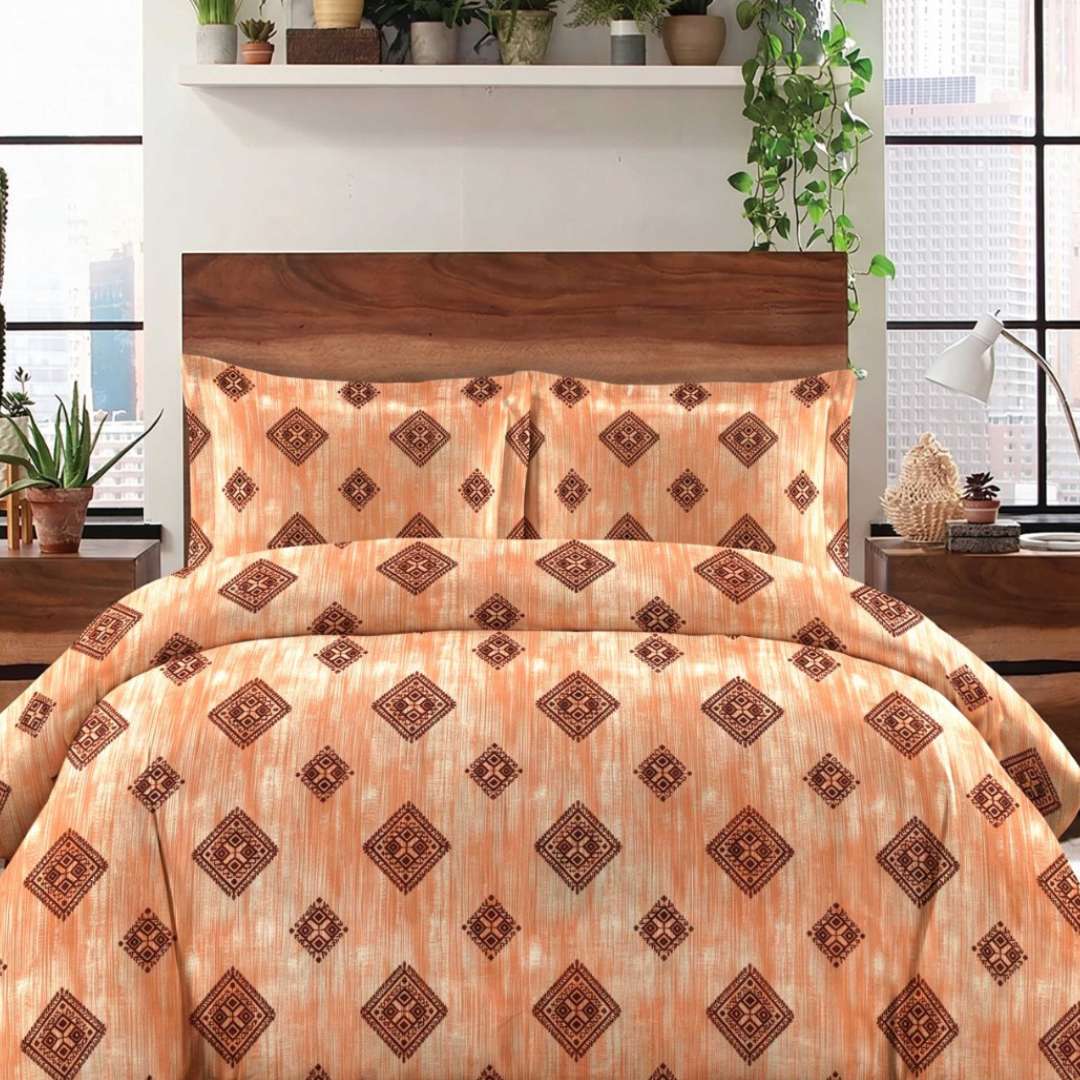 Zainab Fatima | King Size Bed Sheet Set | ZF-BED-24