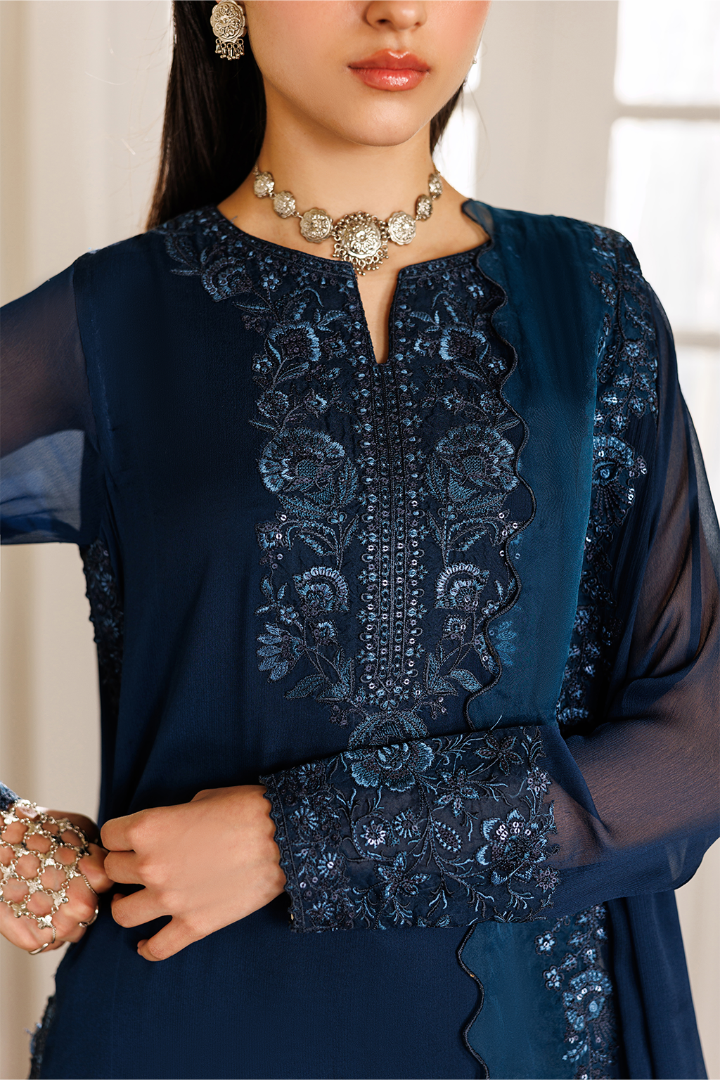 Iznik | Semi Formals - Embroidered Chiffon | CC-94
