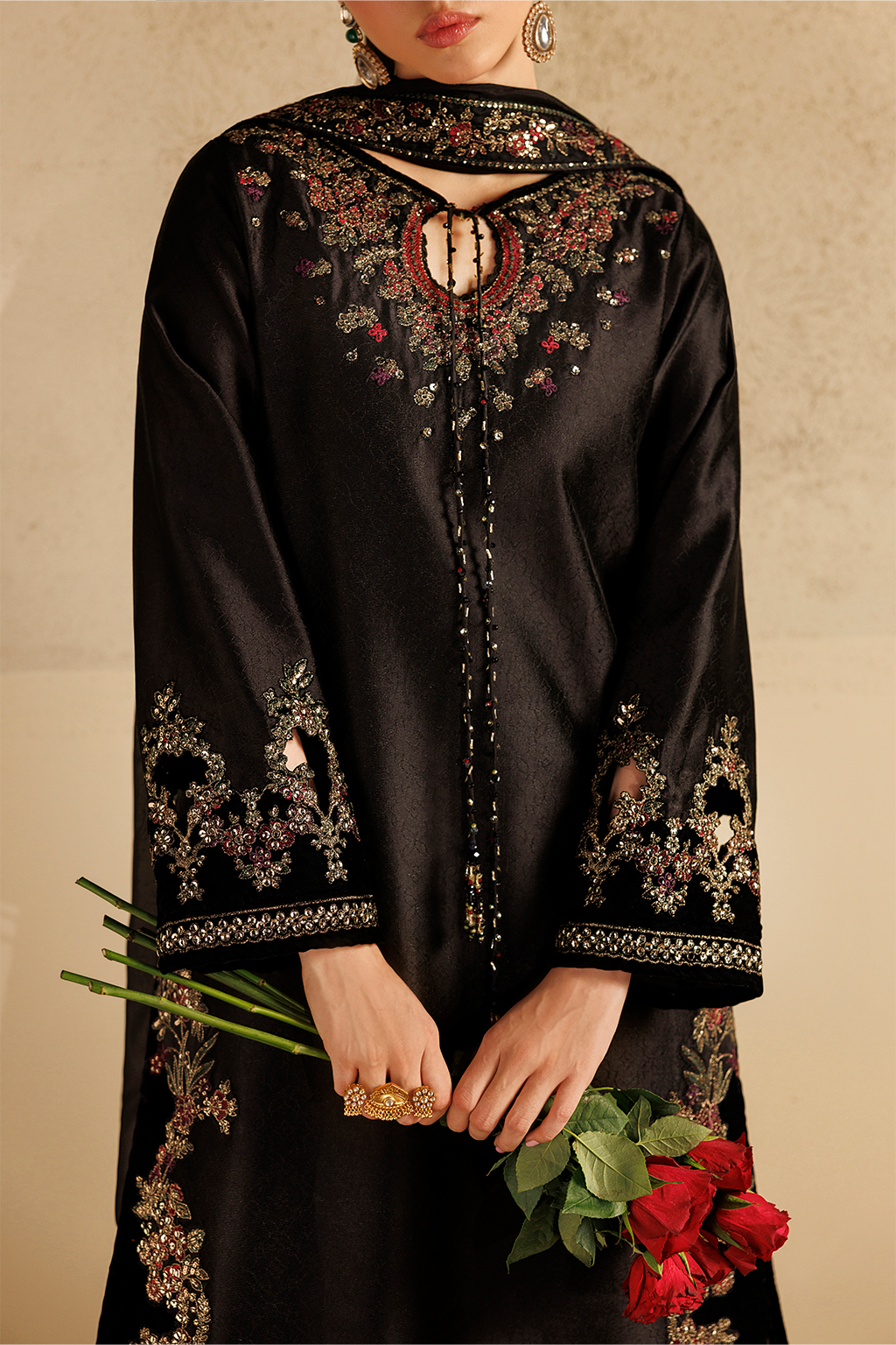 Iznik | Formals 26 Dyed Textured Sheesha Silk | UE-737