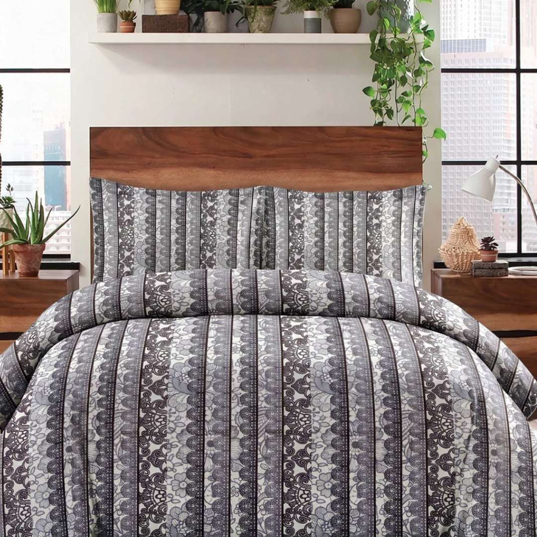 Zainab Fatima | King Size Bed Sheet Set | ZF-BED-25