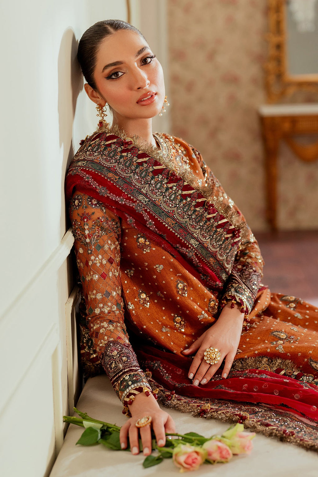Baroque | EMBROIDERED NET | CH13-01