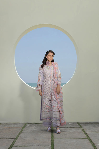 Maryam Hussain | Embroidered Lawn | FEROZ