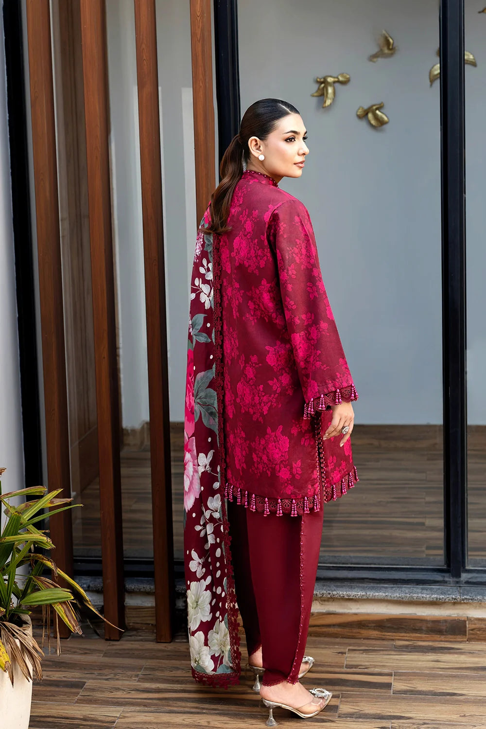 Naqsh | The Breeze Edit Lawn | Rose Whisper
