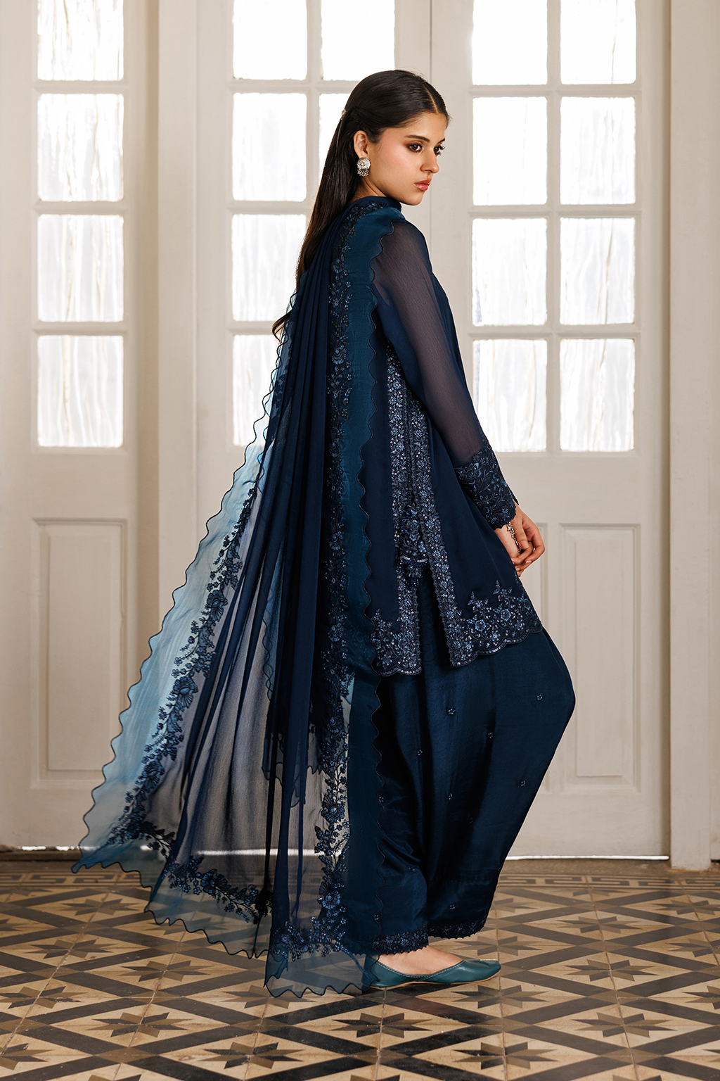 Iznik | Semi Formals - Embroidered Chiffon | CC-94