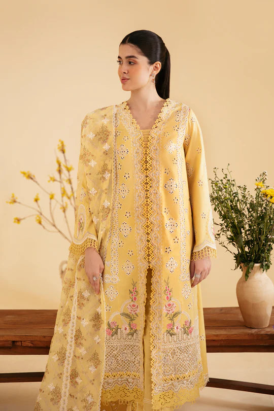 Qalamkar | Chikankari Lawn | ZHAIN