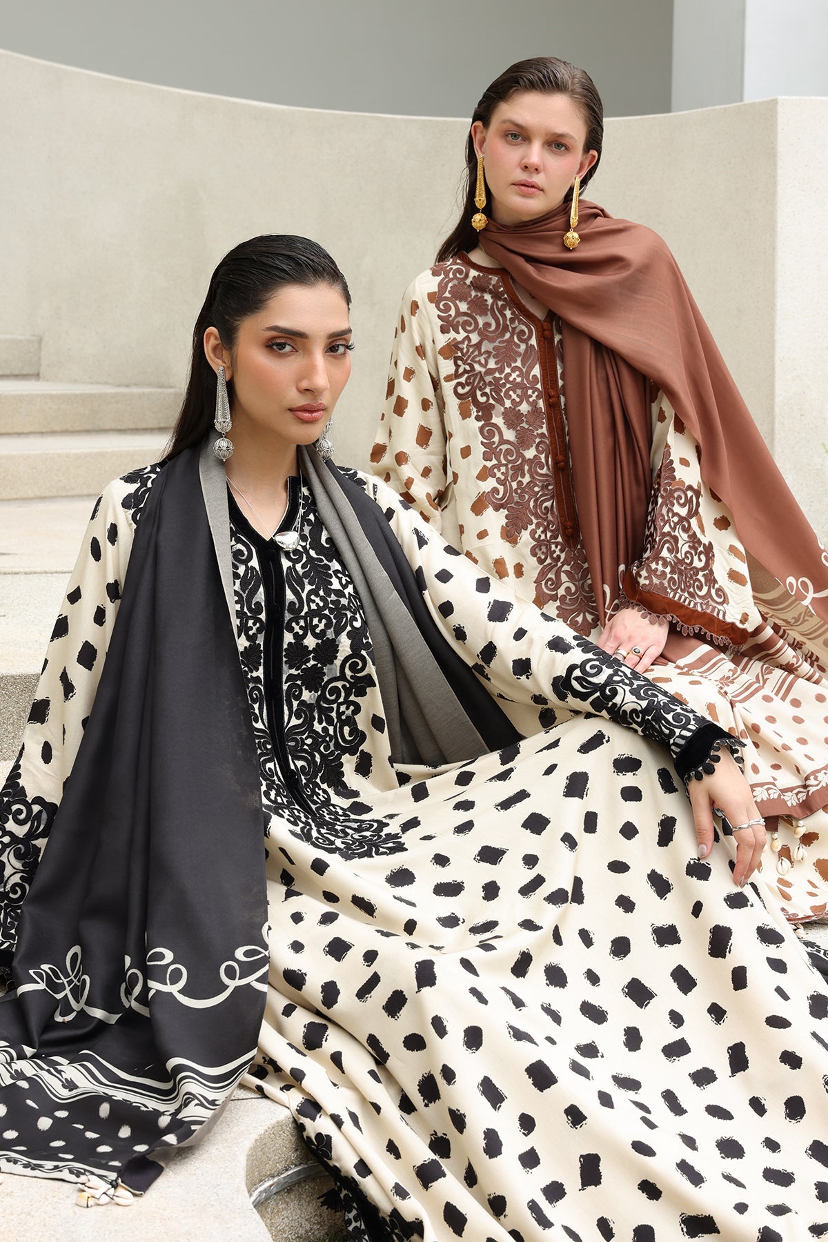 Baroque | Digital Printed Viscose Winter | SF-4559