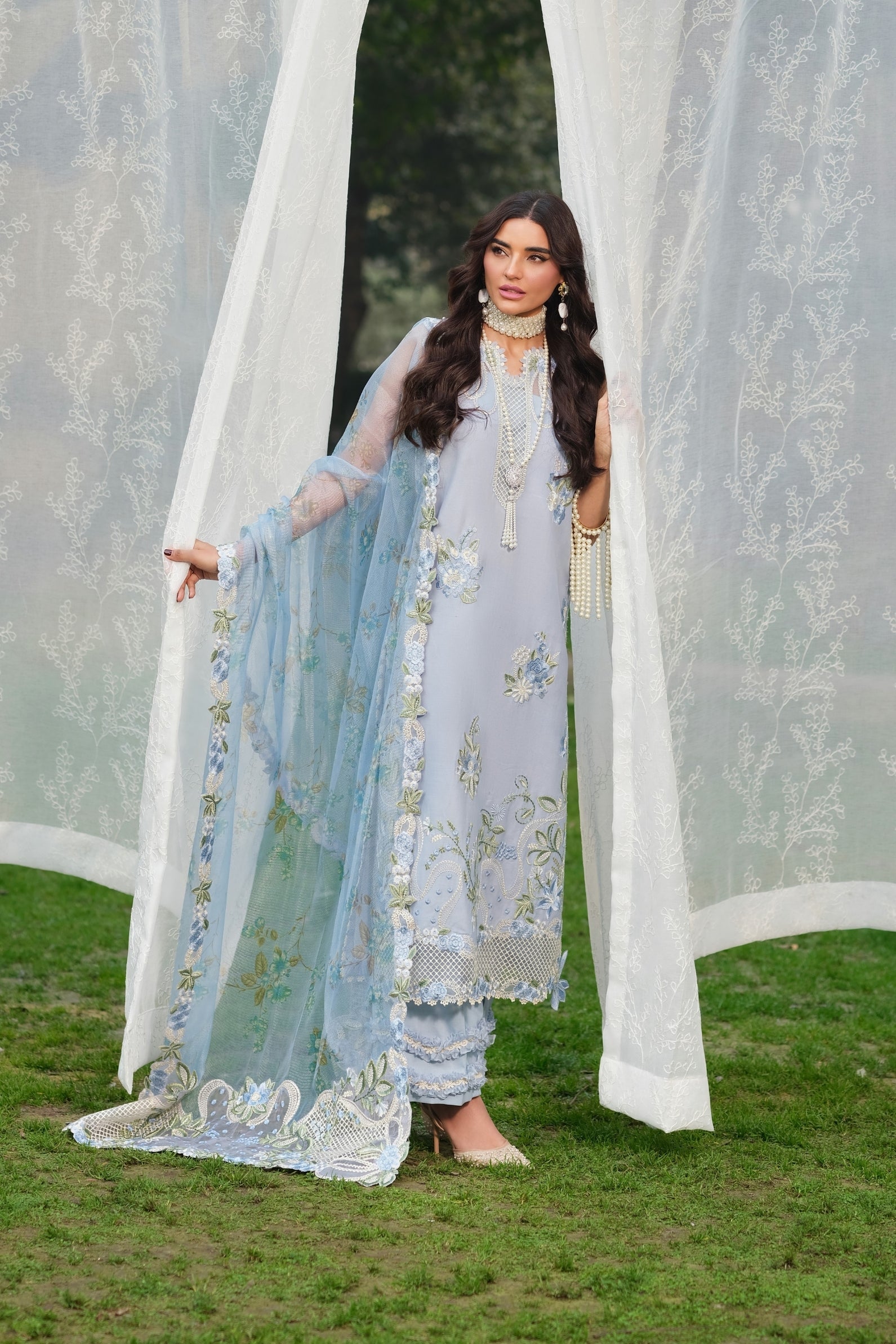 Maryam Hussain | Luxury Lawn '26 | Frost