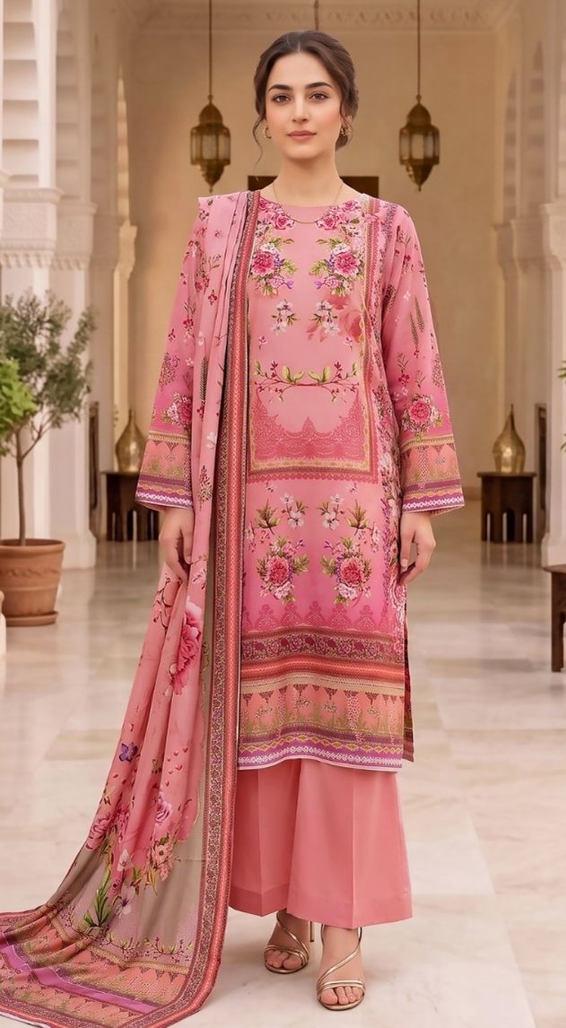 Fatima Maryam | Eshmaal Printed Lawn | FM-E-27