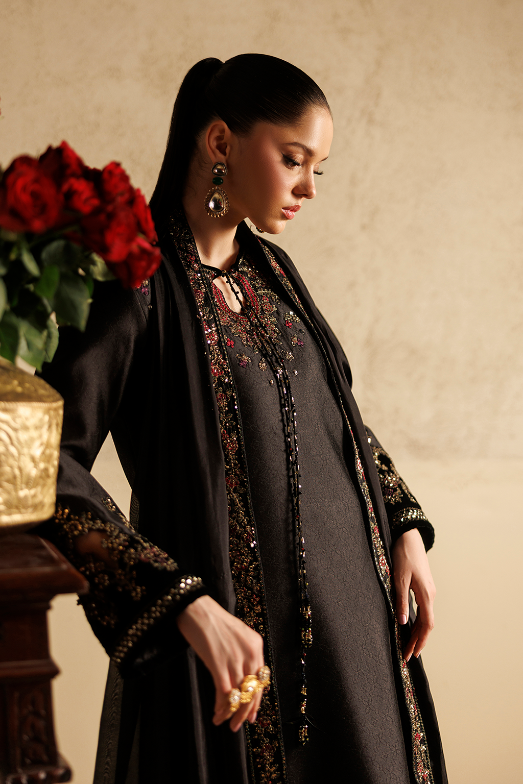 Iznik | Formals 26 Dyed Textured Sheesha Silk | UE-737