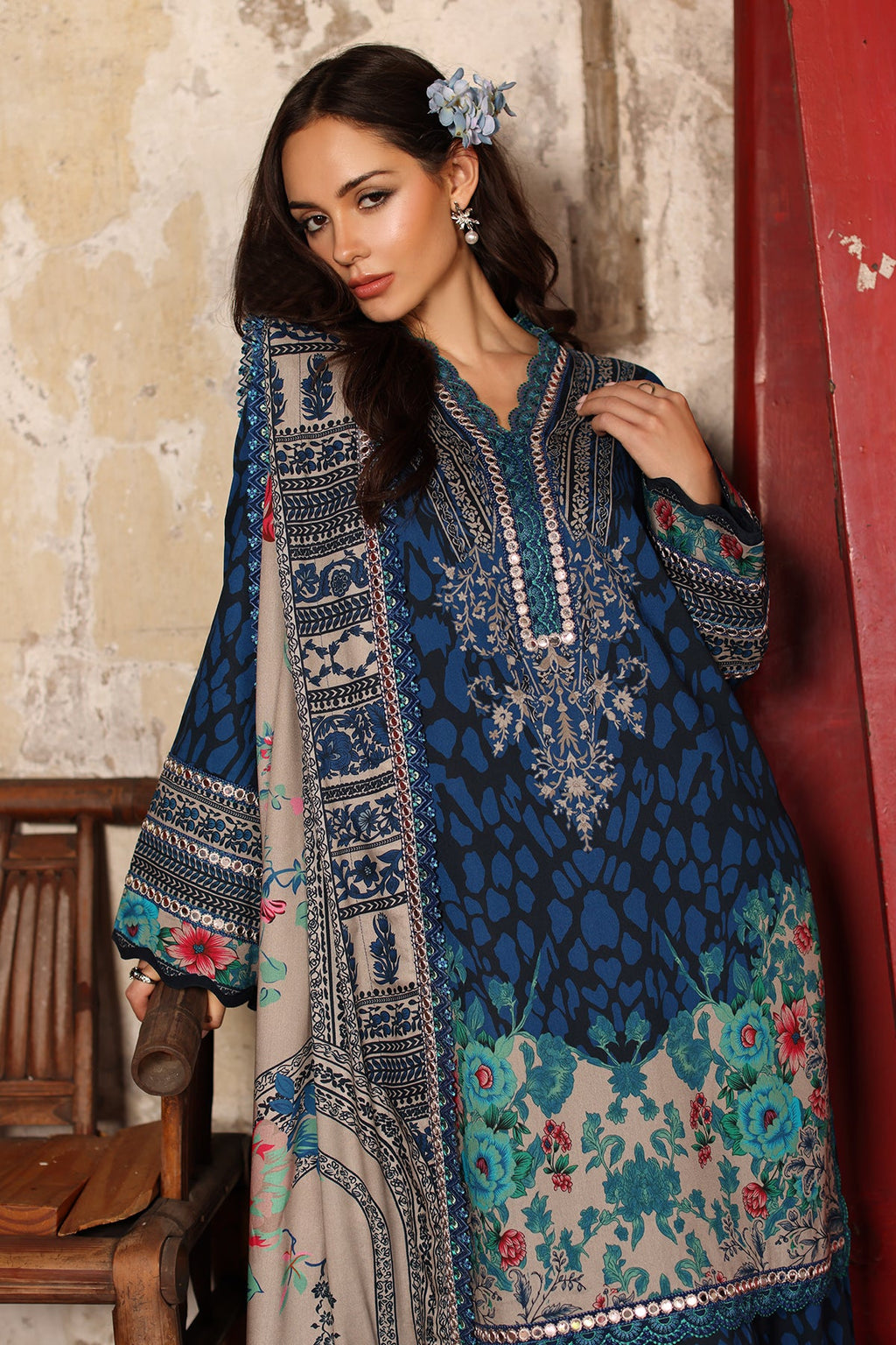 Charizma | Aniiq Embroidered Lilen Vol 1 | ANW7-09