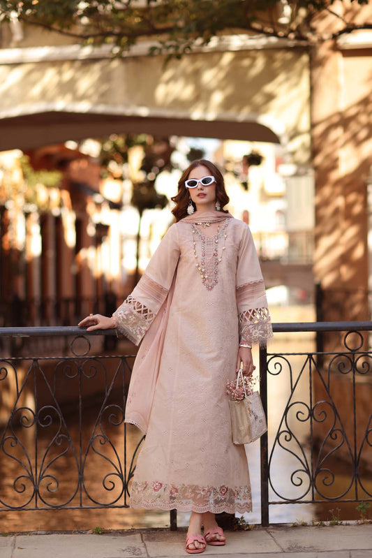 Sadia Asad | Noor - Eid Luxe Printskhaas '26 | Ballet Pink