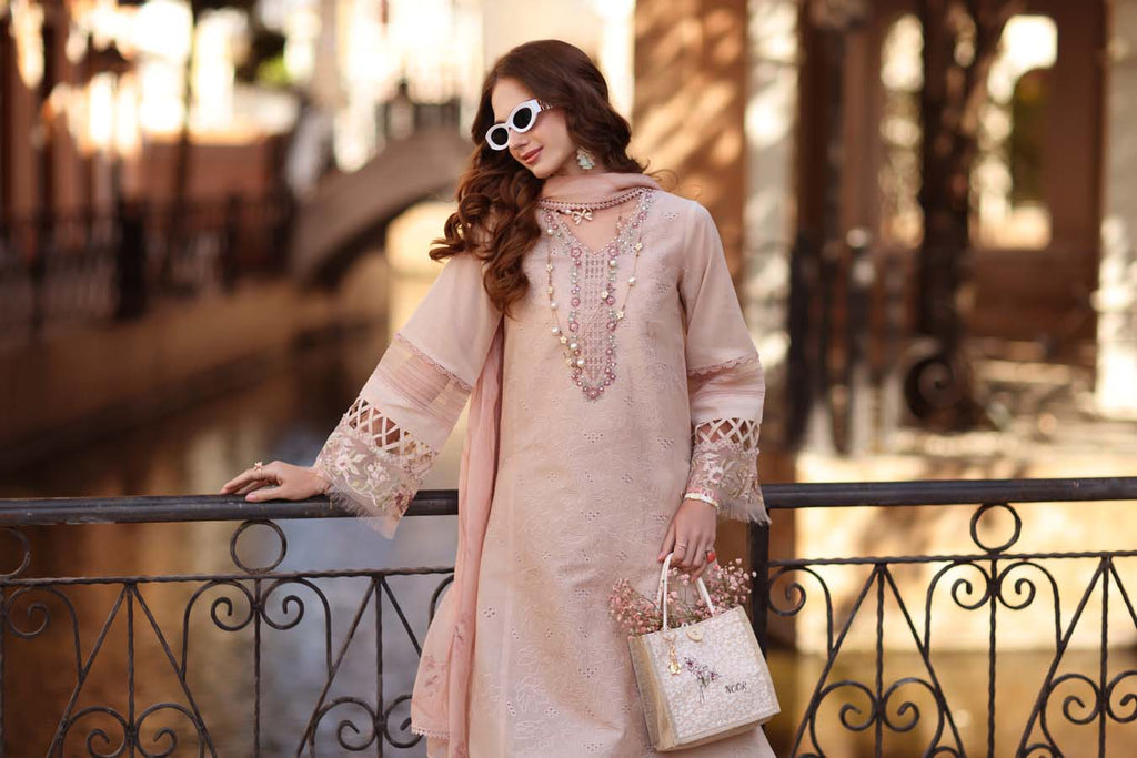 Sadia Asad | Noor - Eid Luxe Printskhaas '26 | Ballet Pink