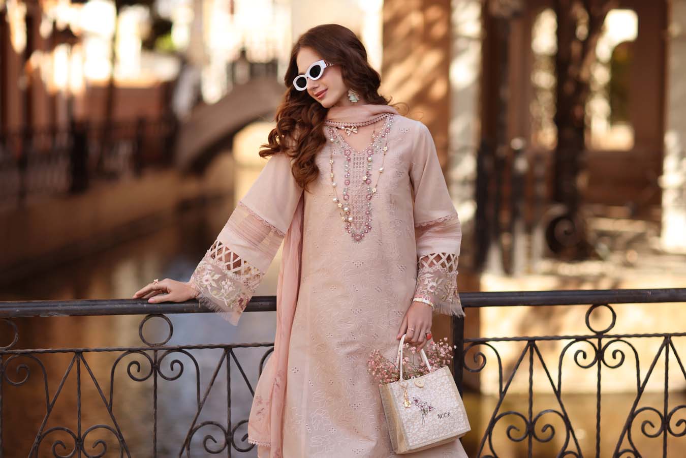 Sadia Asad | Noor - Eid Luxe Printskhaas '26 | Ballet Pink
