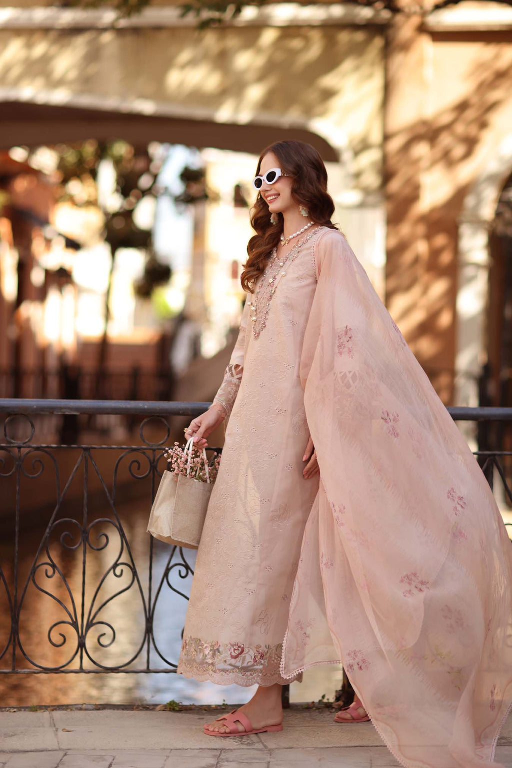 Sadia Asad | Noor - Eid Luxe Printskhaas '26 | Ballet Pink