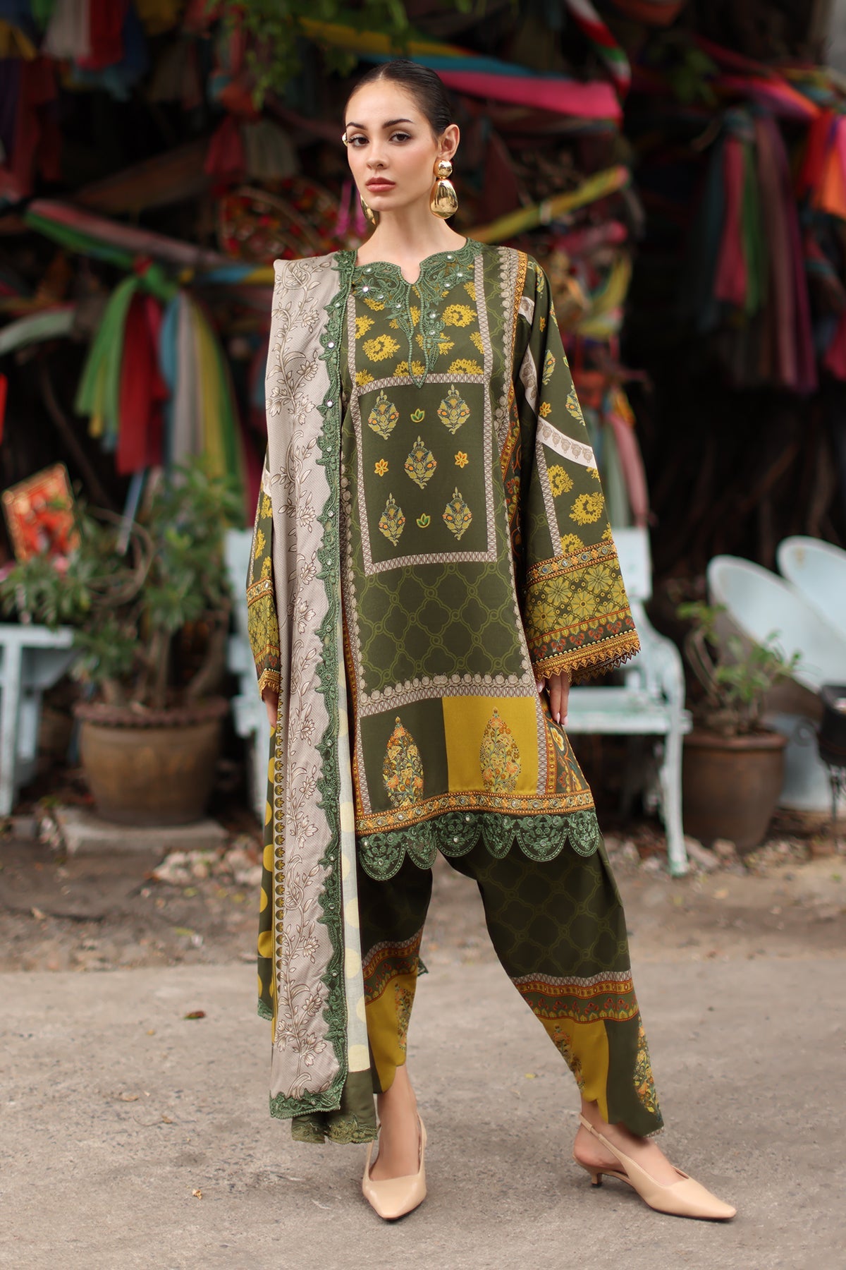 Charizma | Aniiq Embroidered Lilen Vol 1 | ANW7-08