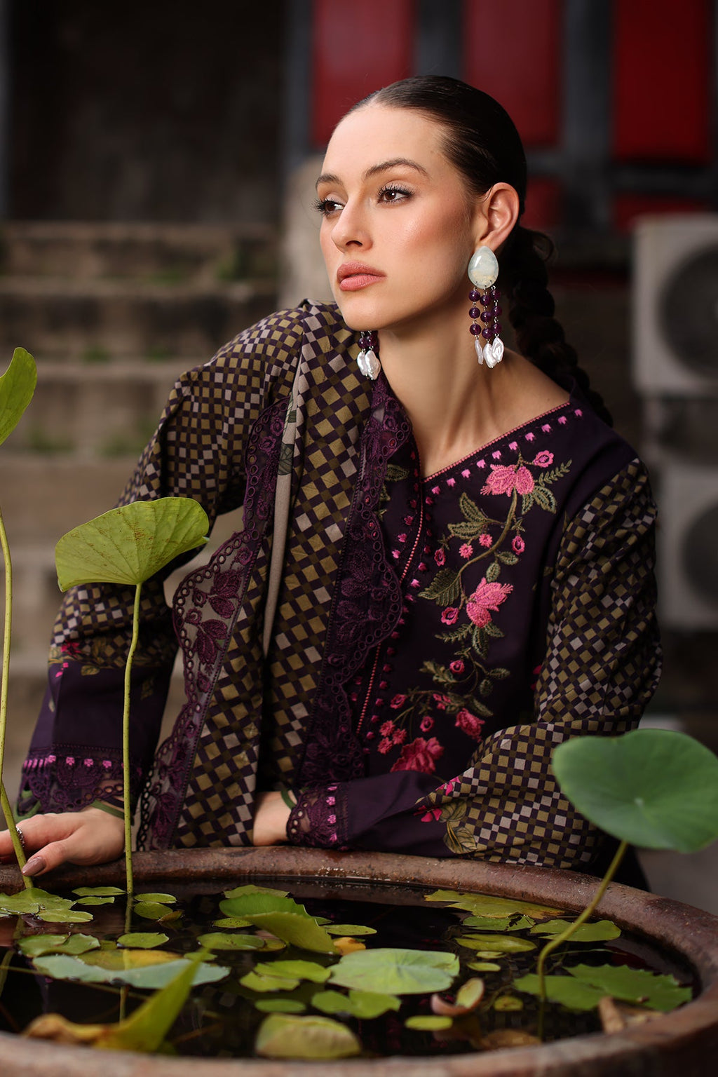 Charizma | Combination VOL - 01 Embroidered Lilen | CCW7-05