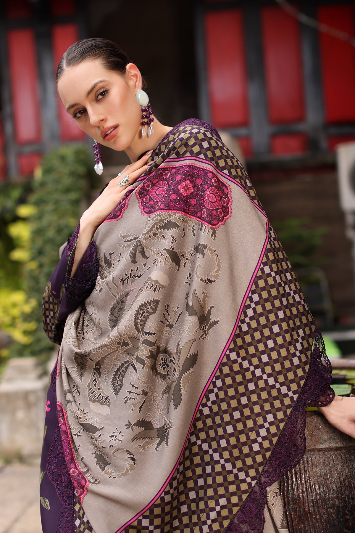 Charizma | Combination VOL - 01 Embroidered Lilen | CCW7-05
