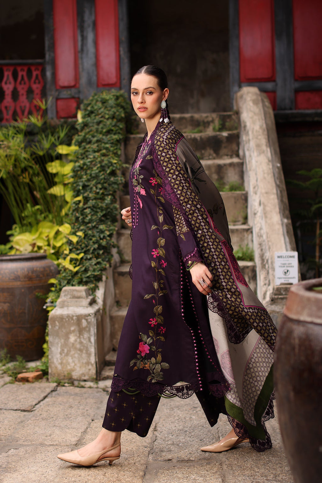 Charizma | Combination VOL - 01 Embroidered Lilen | CCW7-05