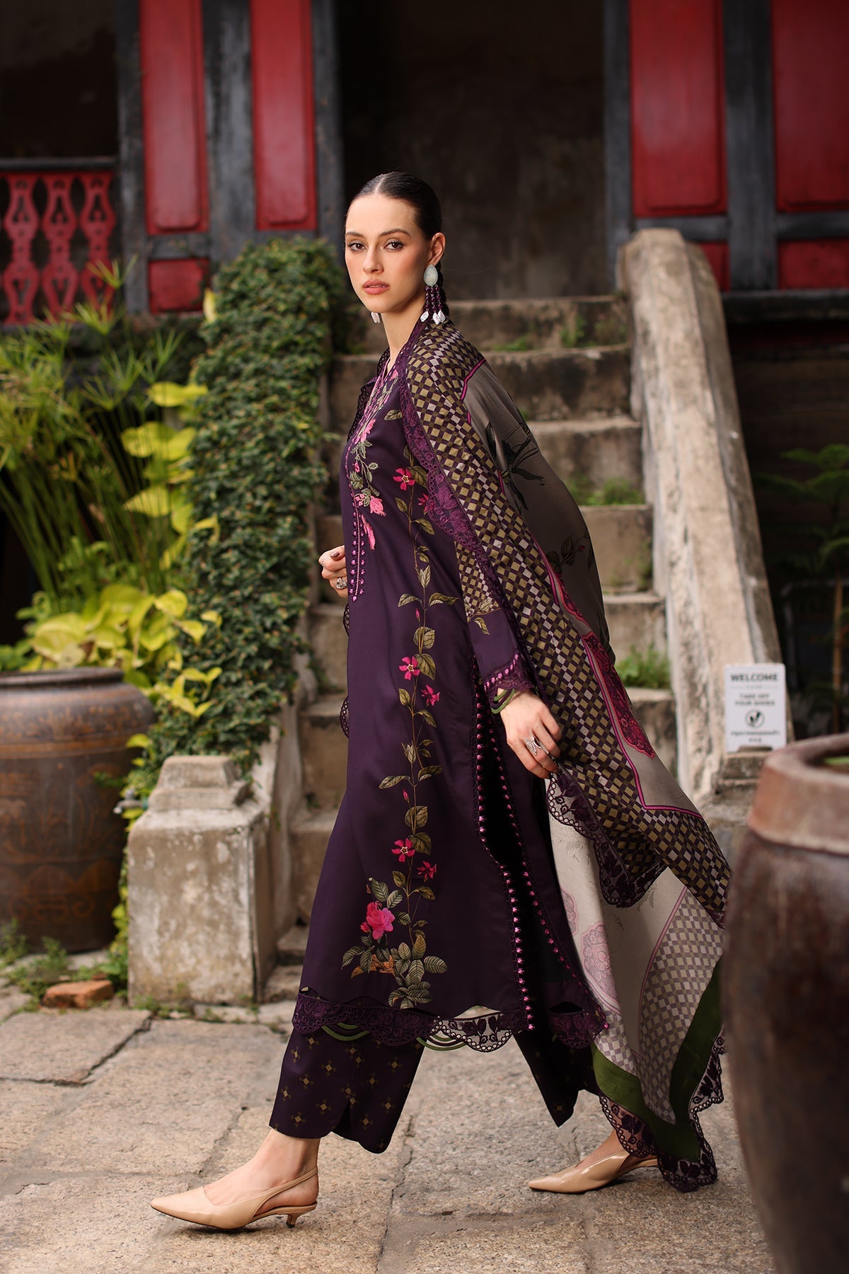 Charizma | Combination VOL - 01 Embroidered Lilen | CCW7-05