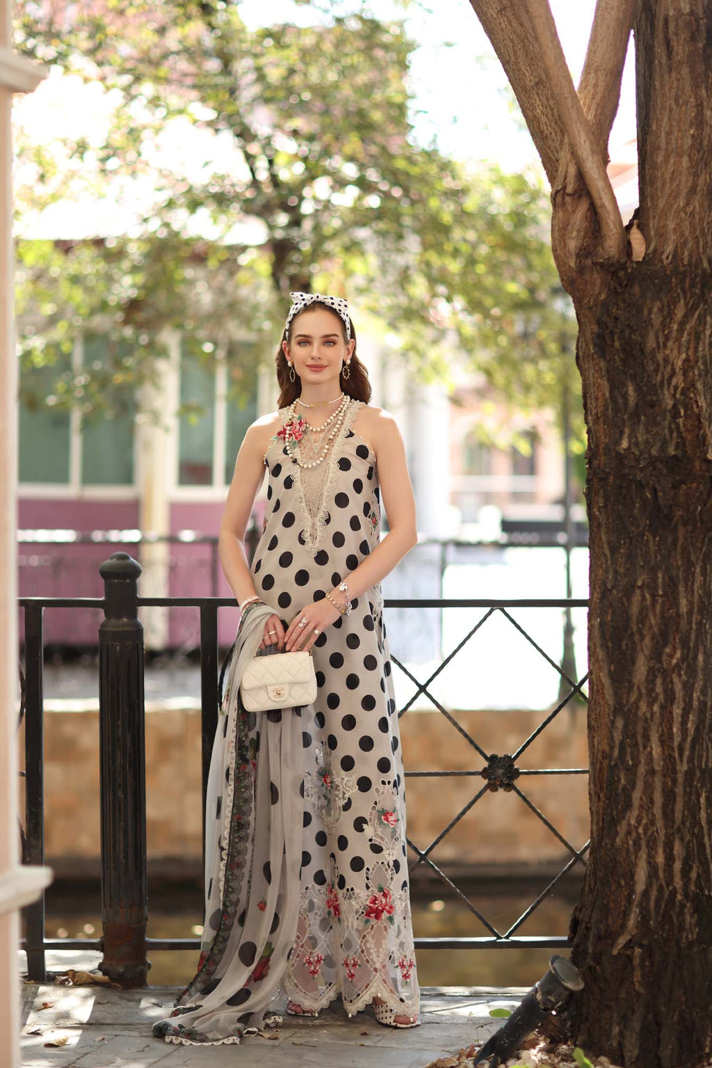 Sadia Asad | Noor - Eid Luxe Printskhaas '26 | Moonlight Polka
