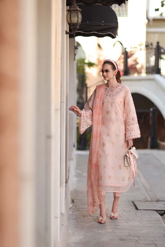 Sadia Asad | Noor - Eid Luxe Printskhaas '26 | Peach Blush