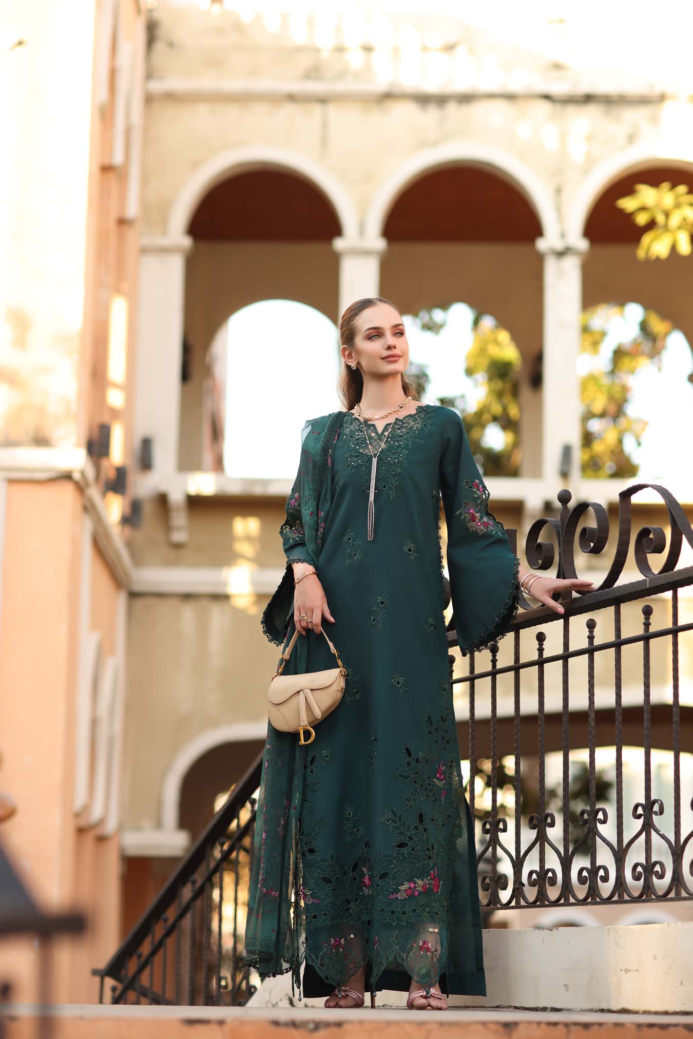 Sadia Asad | Noor - Eid Luxe Printskhaas '26 | Teal Grove