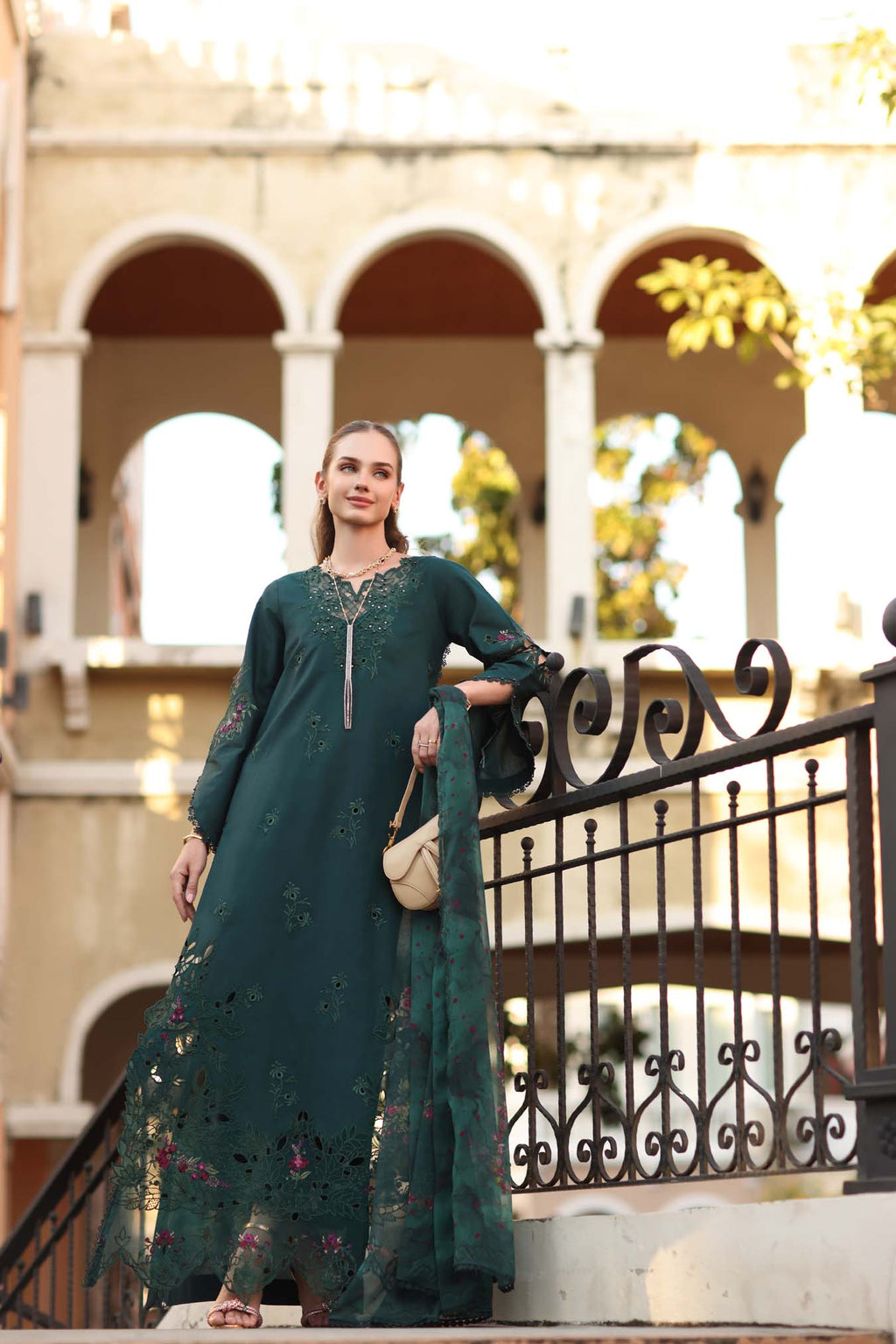 Sadia Asad | Noor - Eid Luxe Printskhaas '26 | Teal Grove