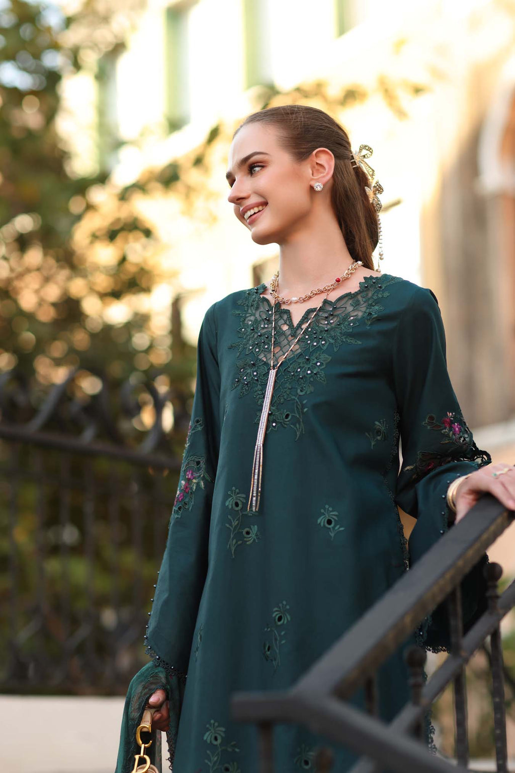 Sadia Asad | Noor - Eid Luxe Printskhaas '26 | Teal Grove