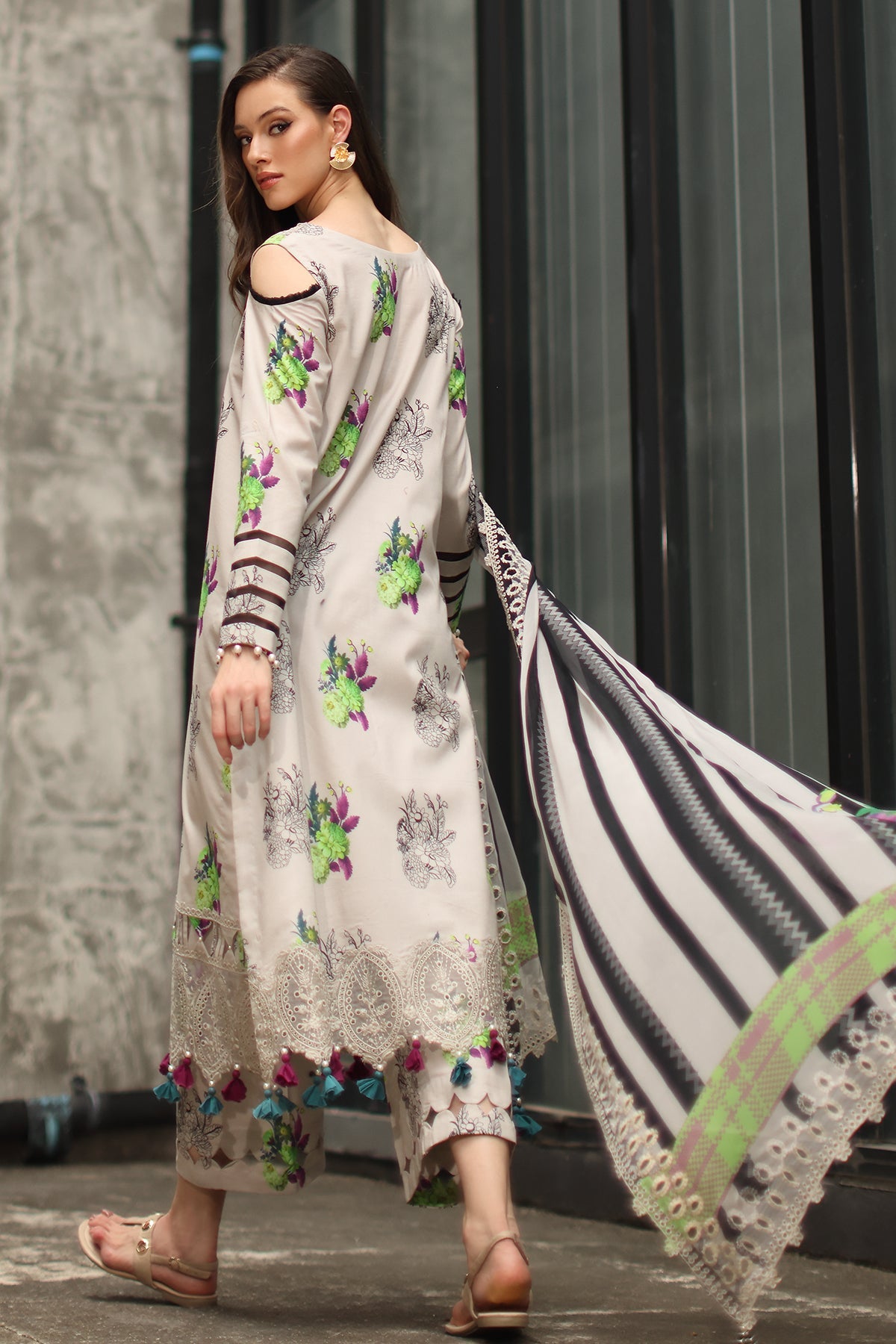 Charizma | Combination 3 Pcs Lawn VOL 3 | CC6-23