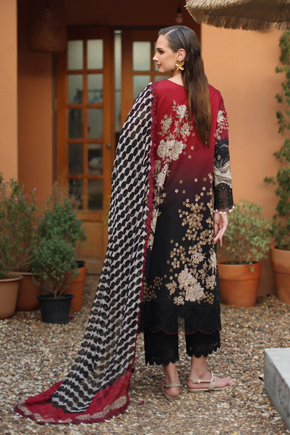 CHARIZMA | 3-PC Unstitched Embroidered Lawn Collection | AN6-02