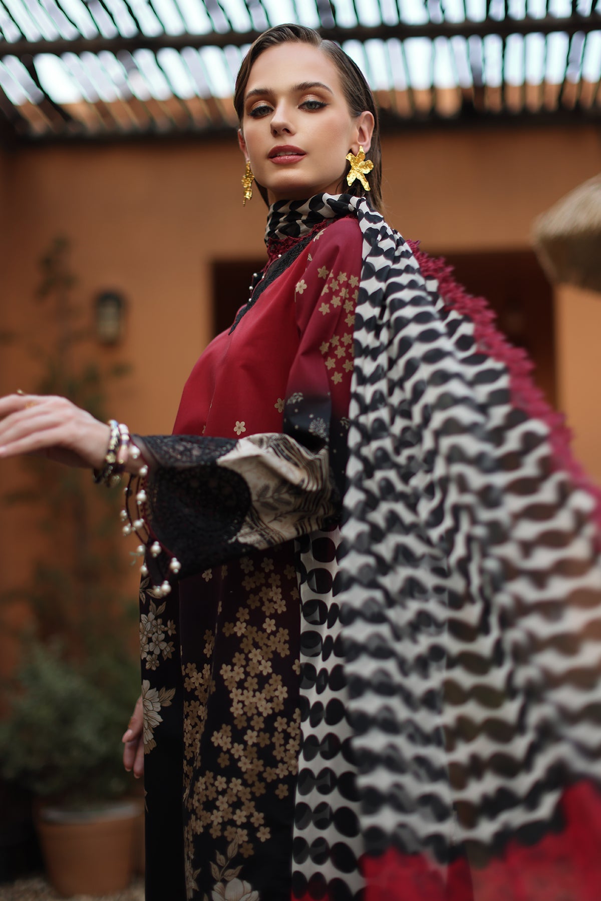 CHARIZMA | 3-PC Unstitched Embroidered Lawn Collection | AN6-02