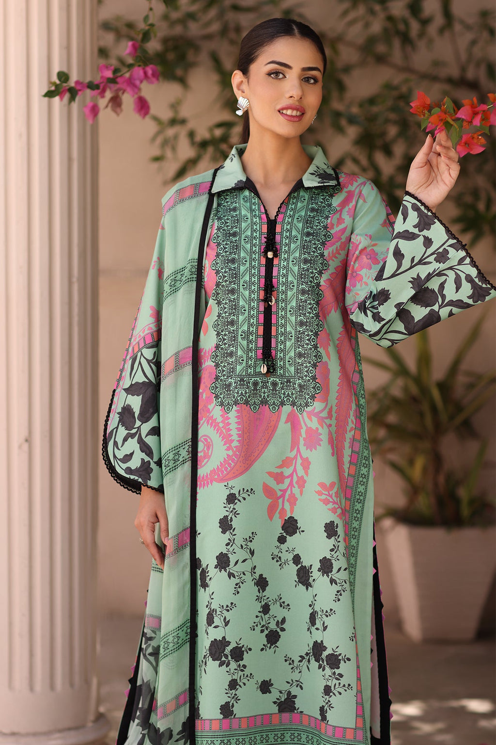 Charizma | C-Print Vol 2 - 3pcs Printed Lawn | CP6-19