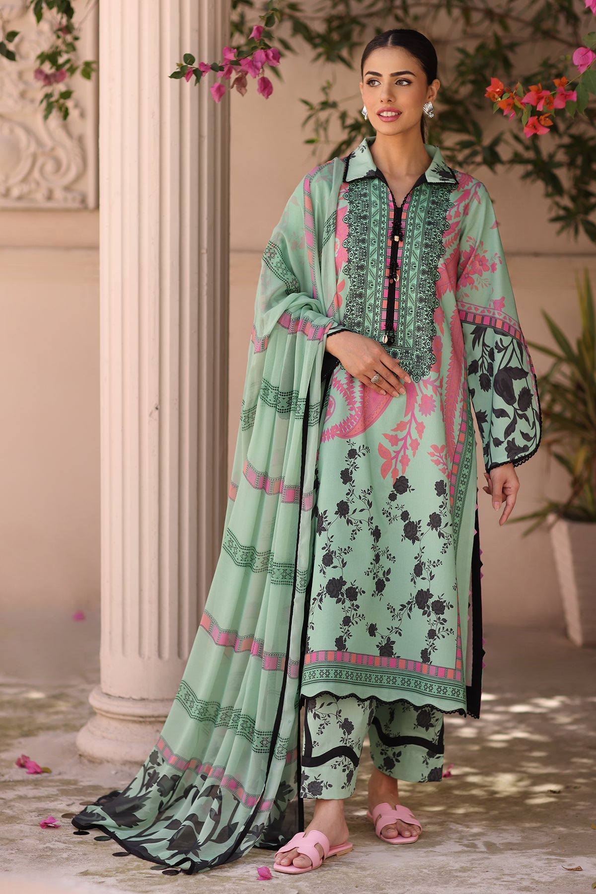 Charizma | C-Print Vol 2 - 3pcs Printed Lawn | CP6-19