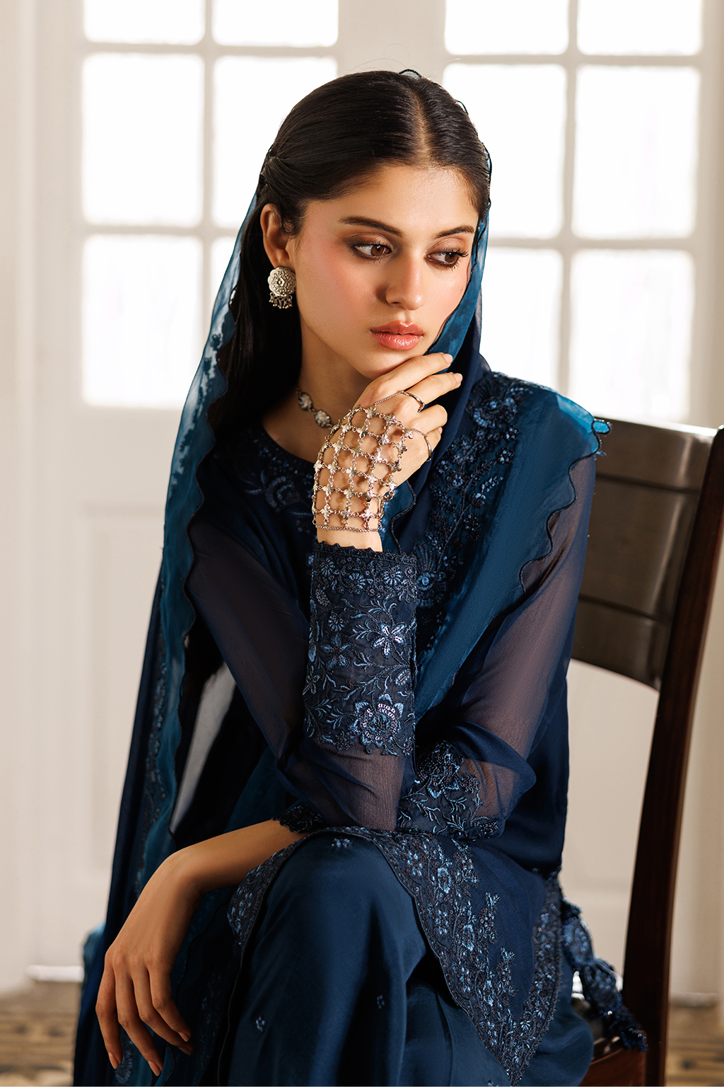 Iznik | Semi Formals - Embroidered Chiffon | CC-94