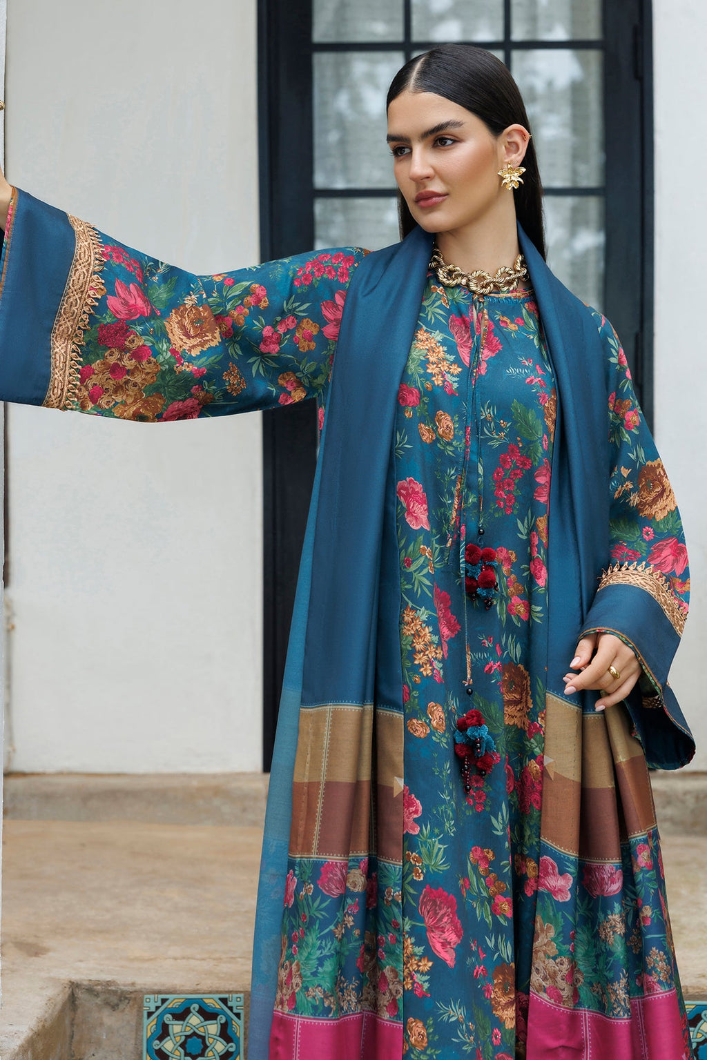 Baroque | Digital Printed Viscose Winter | SF-4562