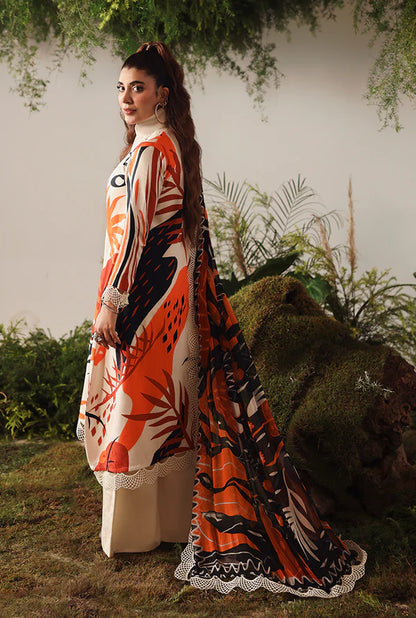 NAQSH | VISCOSE | Apricot Orange