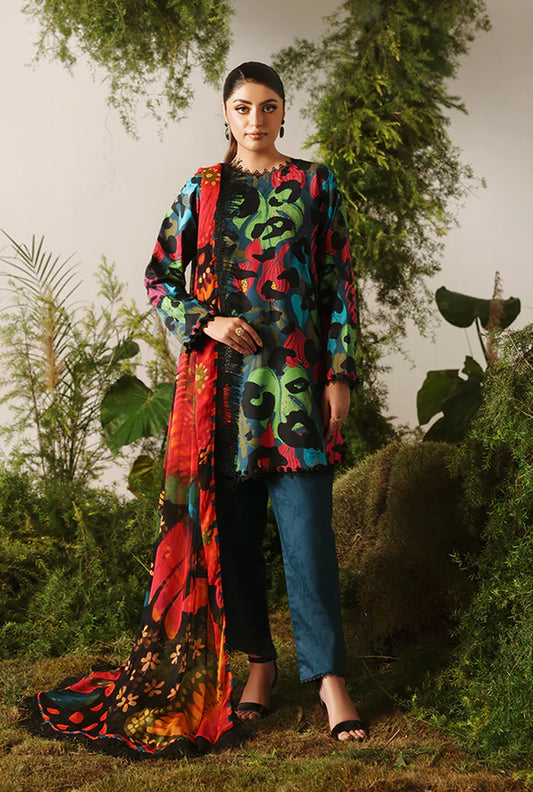 NAQSH | VISCOSE | Nightfall Teal