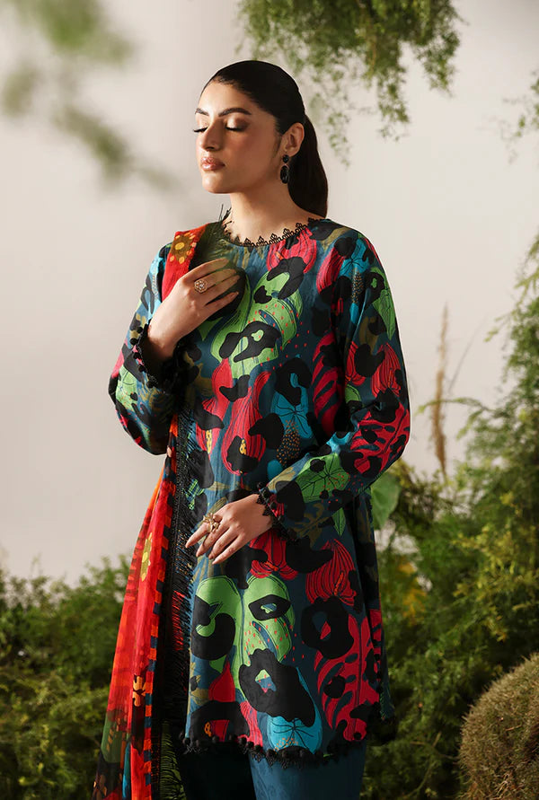 NAQSH | VISCOSE | Nightfall Teal