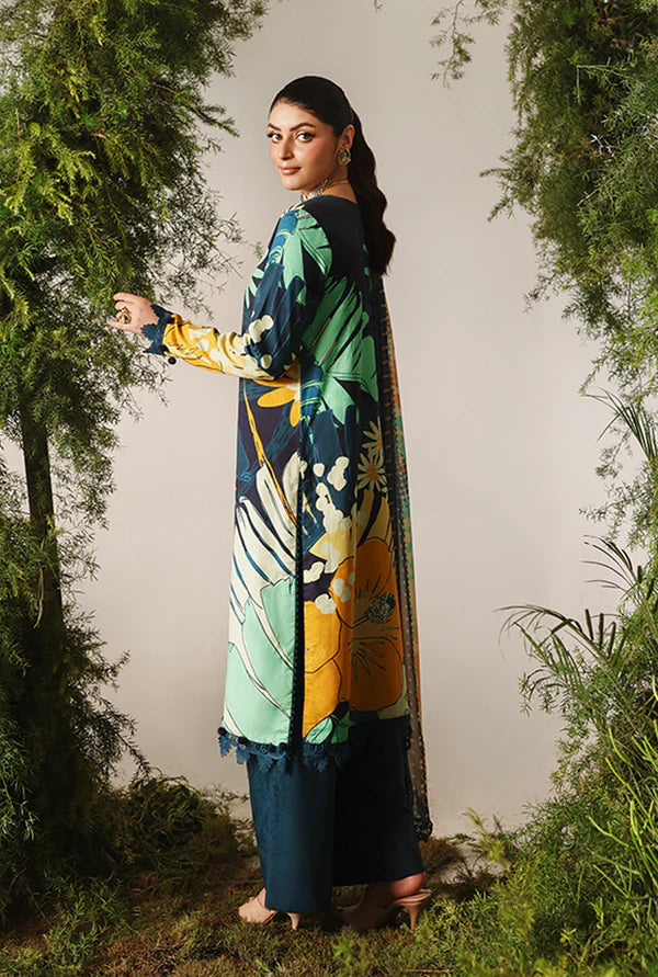 NAQSH | VISCOSE | Ocean Blue