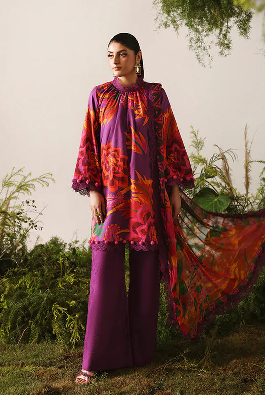 NAQSH | VISCOSE | Jam Purple