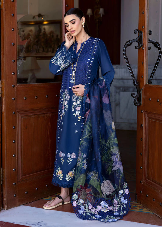 Saira Shakira | Bloom Unstitch lawn 25 | HANGING GARDENS 2-B